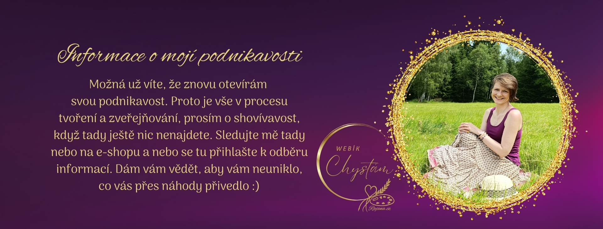 Rajana - webík chystám