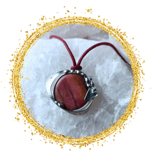 Rajana - Autorská šperky z cínu - Rodonit